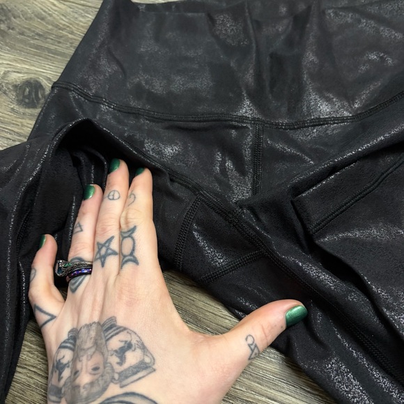 NWOT Lululemon Wunder Under High-Rise Tight *28"(Luminosity Foil Print Black) 6